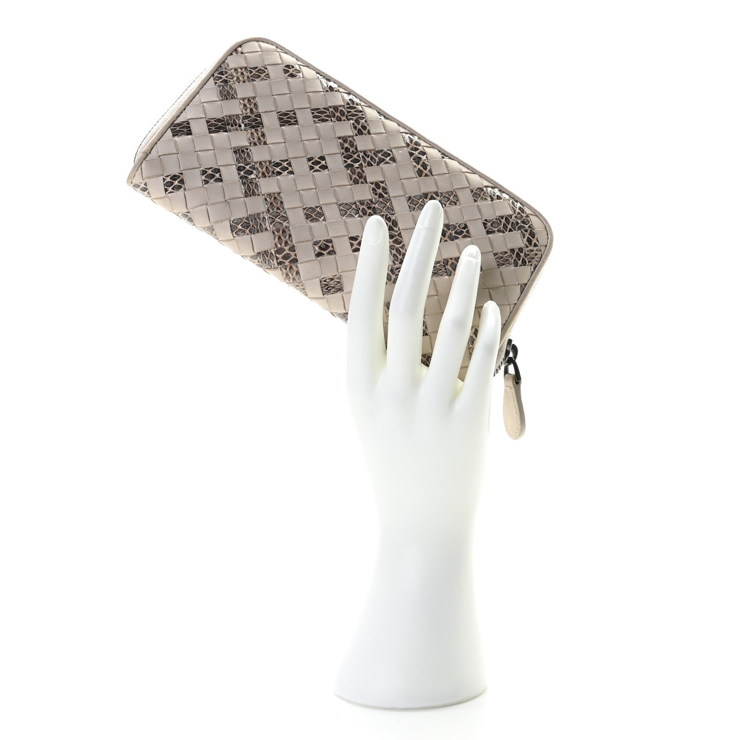 Bottega Veneta Nappa Intrecciato Ayers Zip Around Wallet 4 of 7