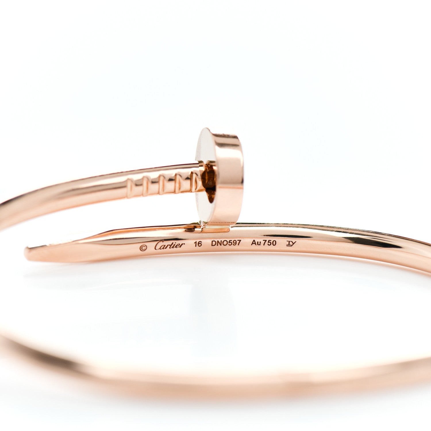 Cartier 18K Pink Gold Juste Un Clou Bracelet 16 4 of 5