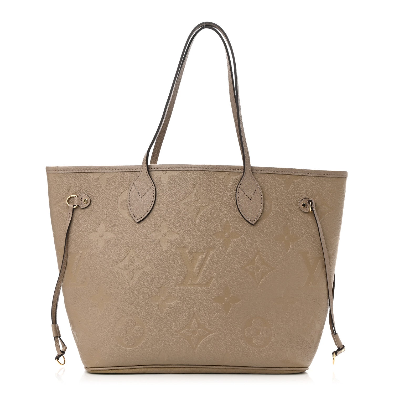 Louis Vuitton Empreinte Monogram Giant Neverfull MM Tourterelle 2 of 12