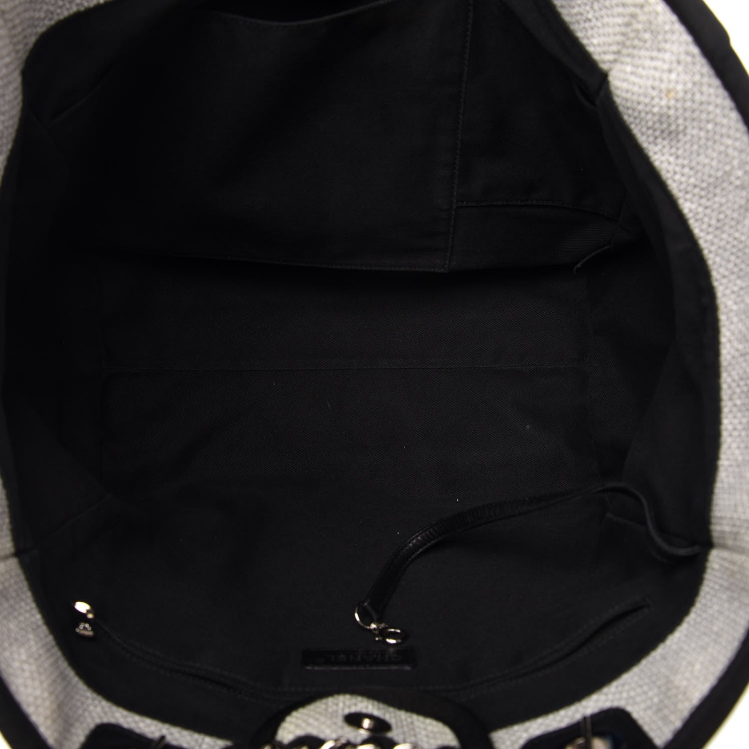 Chanel Canvas Medium Deauville Tote Grey 5 of 11