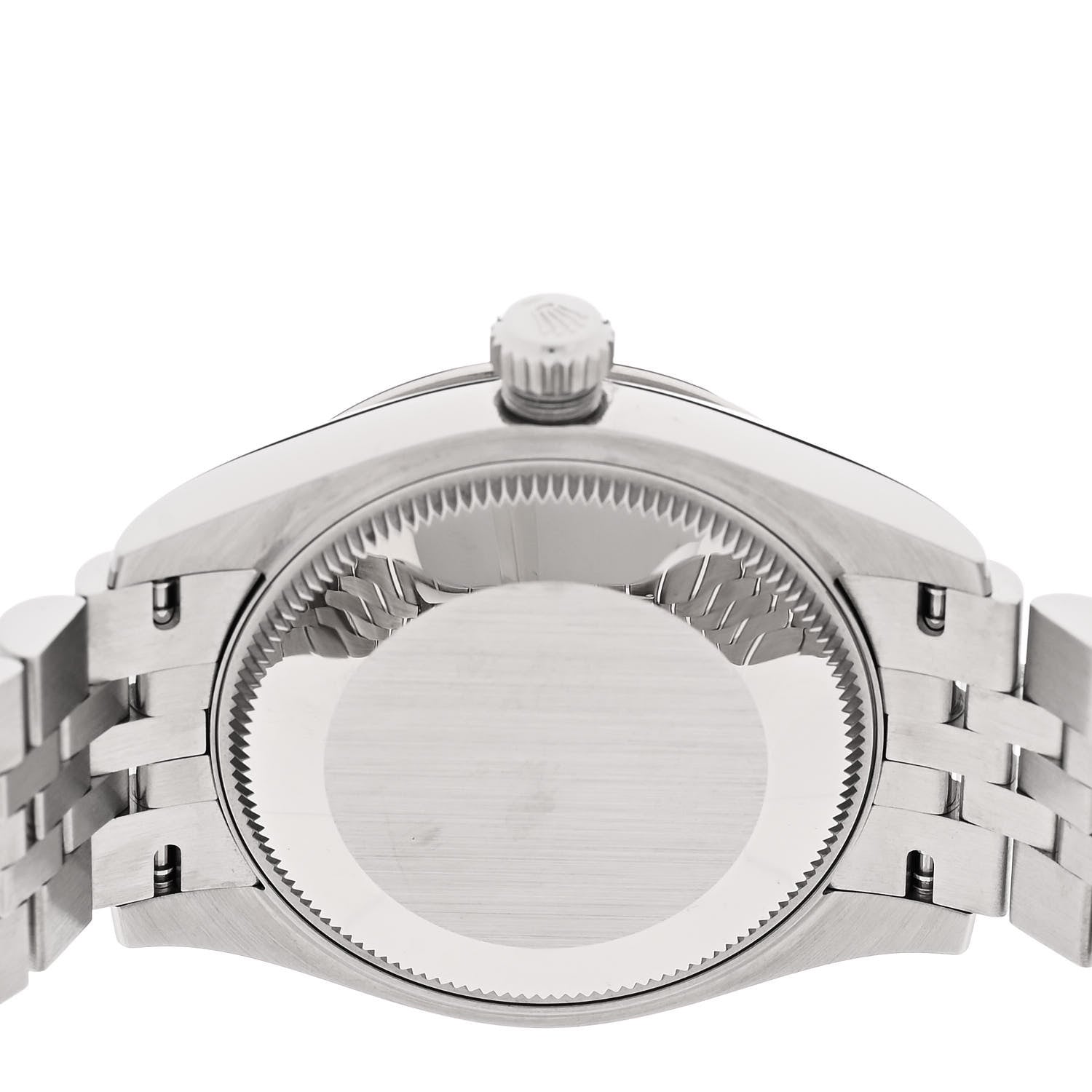 Rolex Stainless Steel 18K White Gold 31mm Oyster Perpetual Datejust Watch White Roman 278274 4 of 5