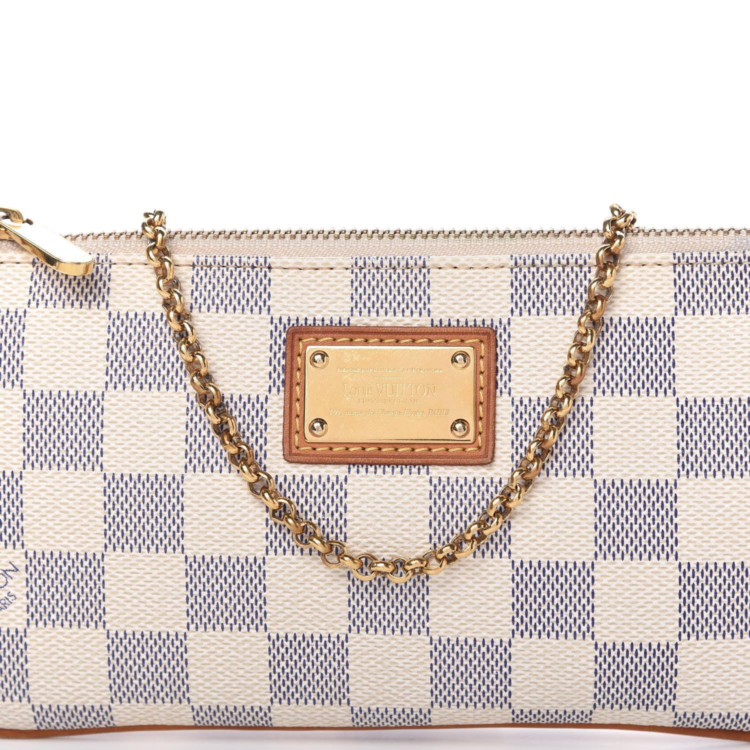 Louis Vuitton Damier Azur Pochette Milla MM 9 of 9