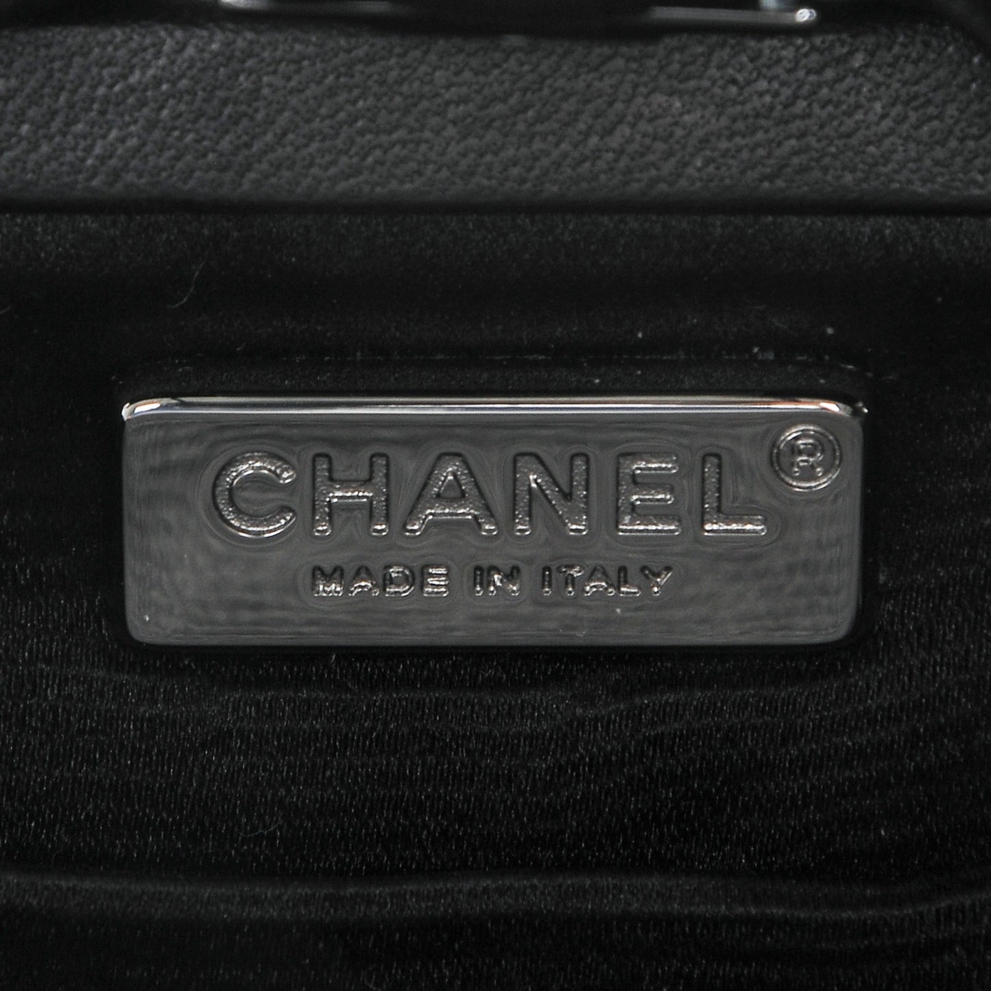 Lambskin Bow Clutch Black