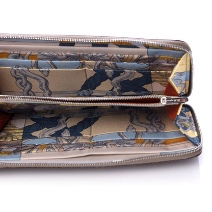 Hermes Epsom Silk'in Wallet Etoupe 5 of 9