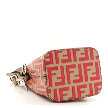 Fendi Vitello Liberty F is Fendi FF Embossed Mini Mon Tresor Bucket Bag Amido Fiamma 4 of 18