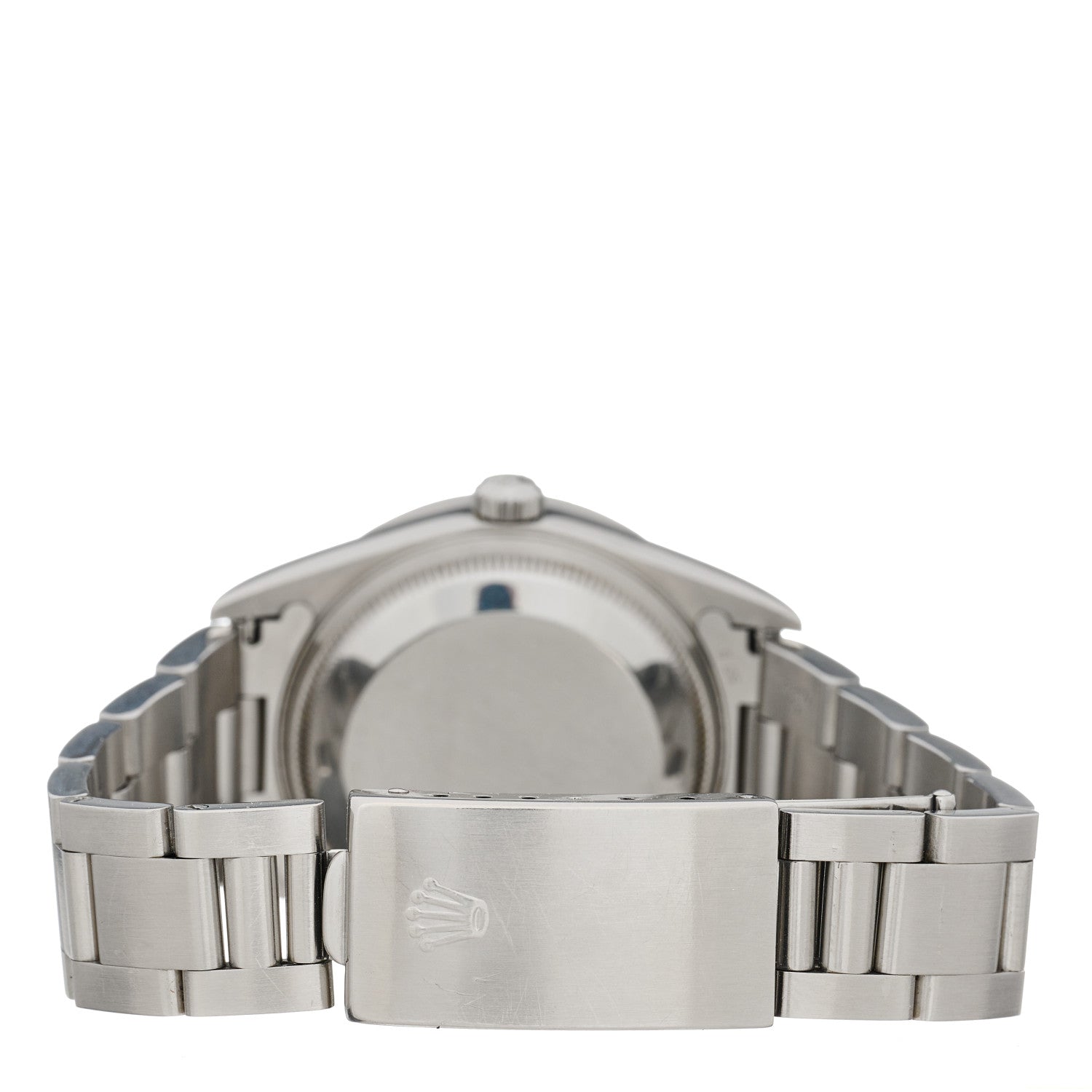 Rolex Stainless Steel 34mm Oyster Perpetual Date Watch Blue 15210 3 of 4