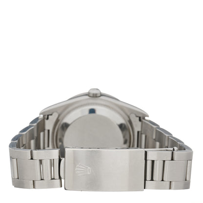 Rolex Stainless Steel 34mm Oyster Perpetual Date Watch Blue 15210 3 of 4