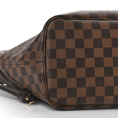Louis Vuitton Damier Ebene Neo Neverfull MM Rose Ballerine 8 of 9