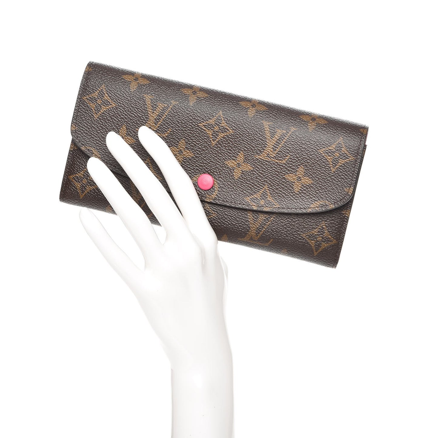 Monogram Emilie Wallet Hot Pink