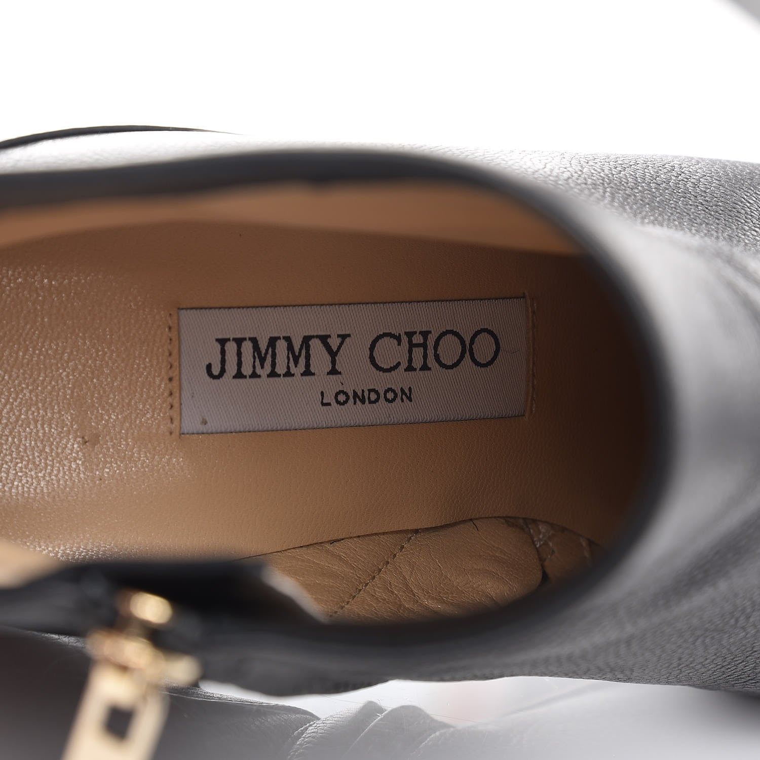 Jimmy Choo Grainy Calfskin Autumn 65 Ankle Boots 38 Black 8 of 14