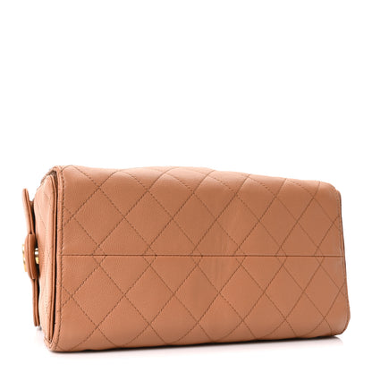 Chanel Caviar Quilted Small Chanel 25 Handbag Dark Beige 4 of 10
