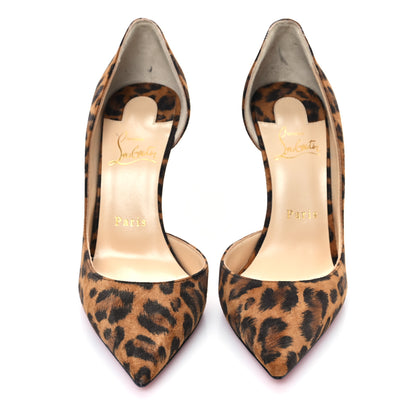 Christian Louboutin Veau Velours Kitty Iriza 100 Pumps 37.5 Leo 3 of 10