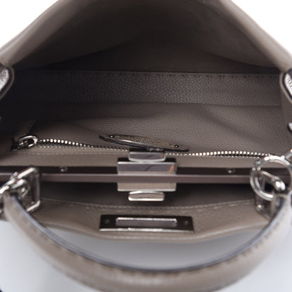 Fendi Cuoio Romano Selleria Medium Peekaboo Iconic Satchel Corda 5 of 11
