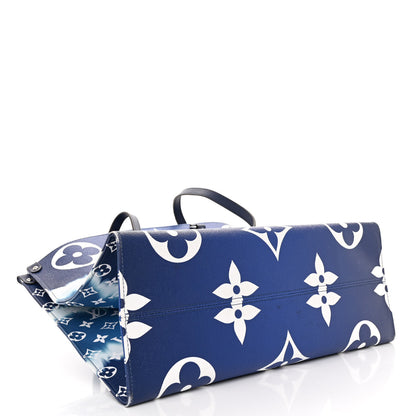 Louis Vuitton LOUIS VUITTON Monogram Escale Onthego GM Blue 4 of 12