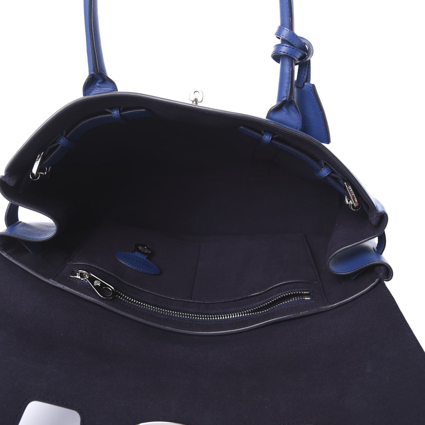 Micrograin Calfskin Bayswater Porcelain Blue
