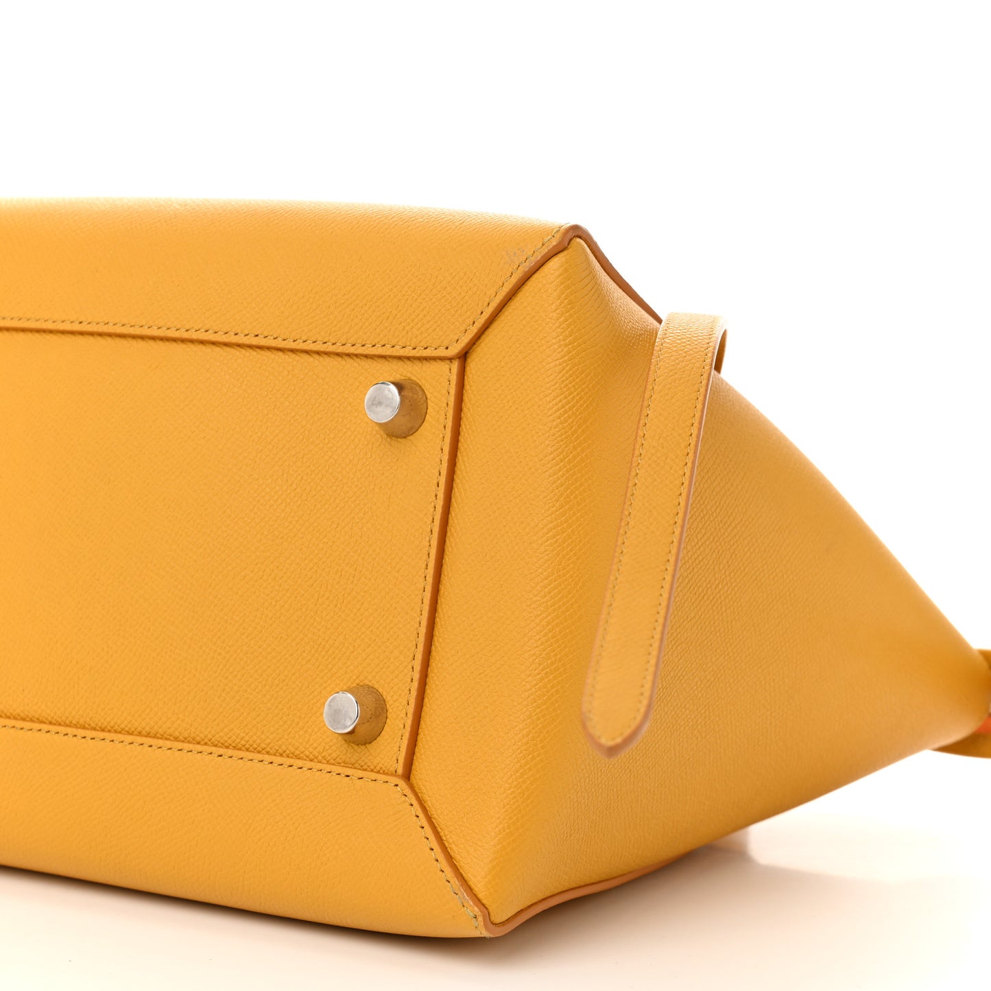 Grained Calfskin Small Belt Bag Sun Yellow