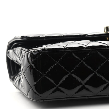 Chanel Patent Quilted Medium Double Flap Black 8 of 9