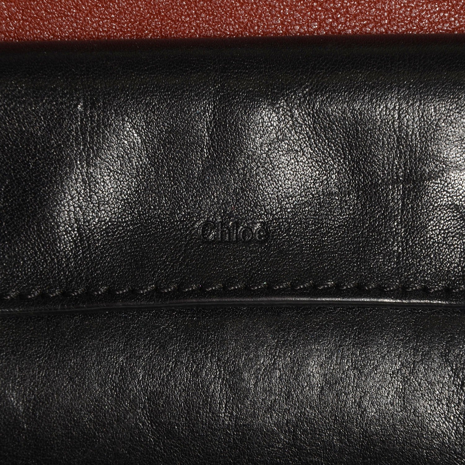 Chloe Leather Large Alice Satchel Holly Berry 9 of 9
