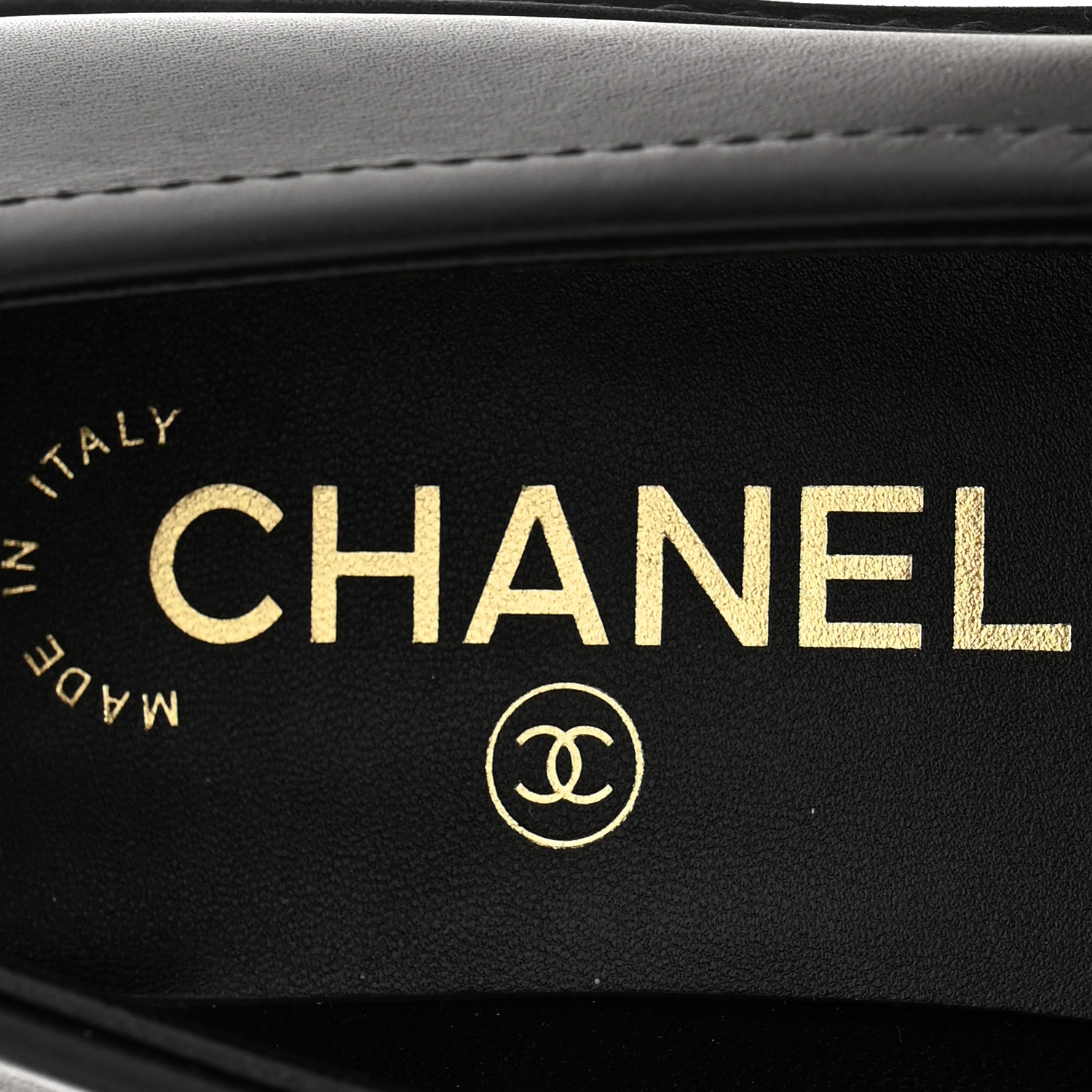 Chanel Calfskin CC Turnlock Moccasin Loafers 37.5 Black 8 of 10
