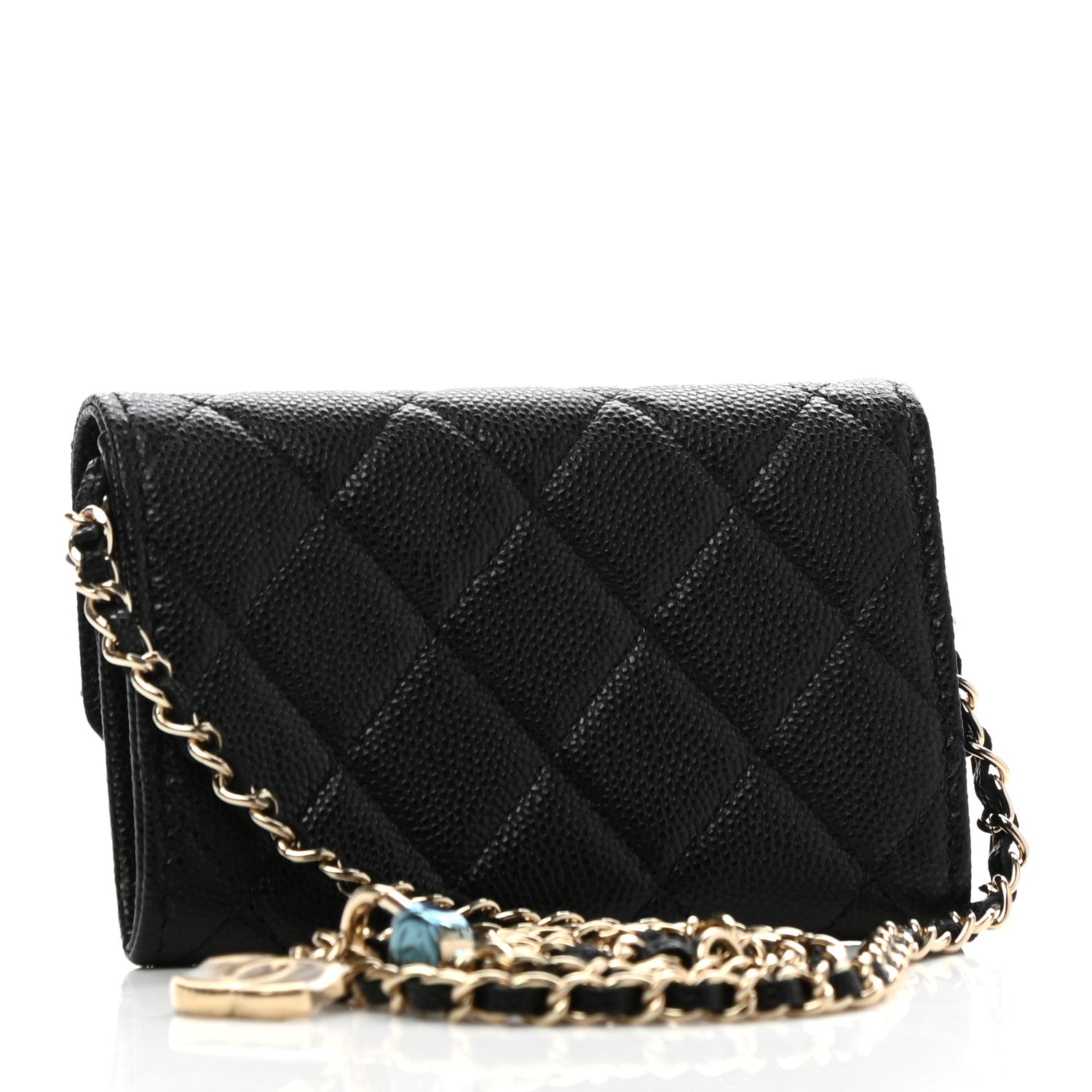 Chanel Caviar Quilted Flap Classic Belt Bag Black 3 of 11