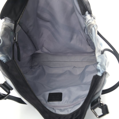 Burberry Nylon Check Buckleigh Packable Tote Light Blue 4 of 5