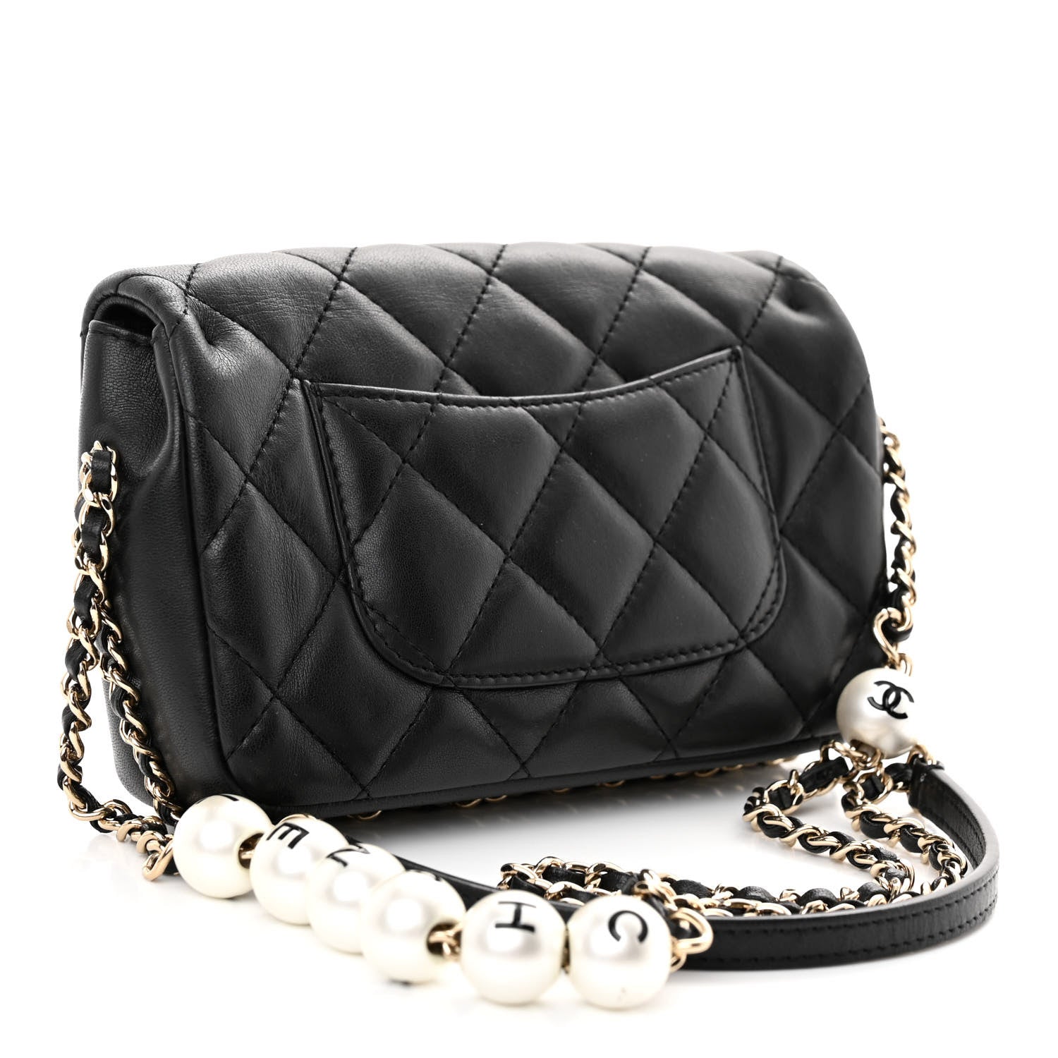 Chanel Lambskin Quilted Mini My Precious Flap Black 3 of 9