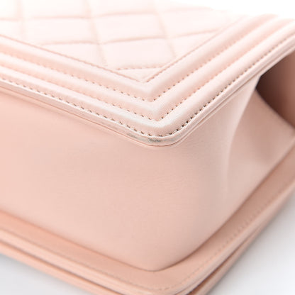 Chanel Lambskin Quilted Small Boy Flap Light Pink 11 of 13