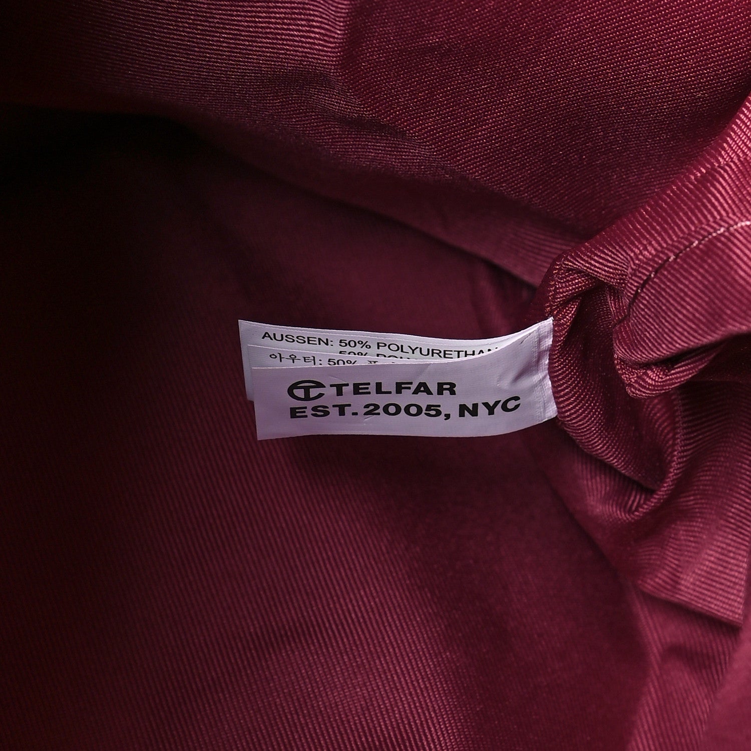 Telfar Vegan Leather Large Shopping Bag Corned Beef 6 of 8