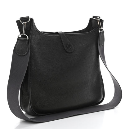 Hermes Taurillon Clemence Evelyne PM Graphite 3 of 11