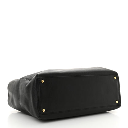 Chanel Calfskin Cerf Executive Shopper Tote Black 5 of 12