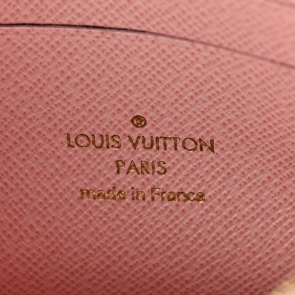Louis Vuitton Monogram 2020 Christmas Animation Big Wheel Double Zip Pochette Rose Ballerine 7 of 9