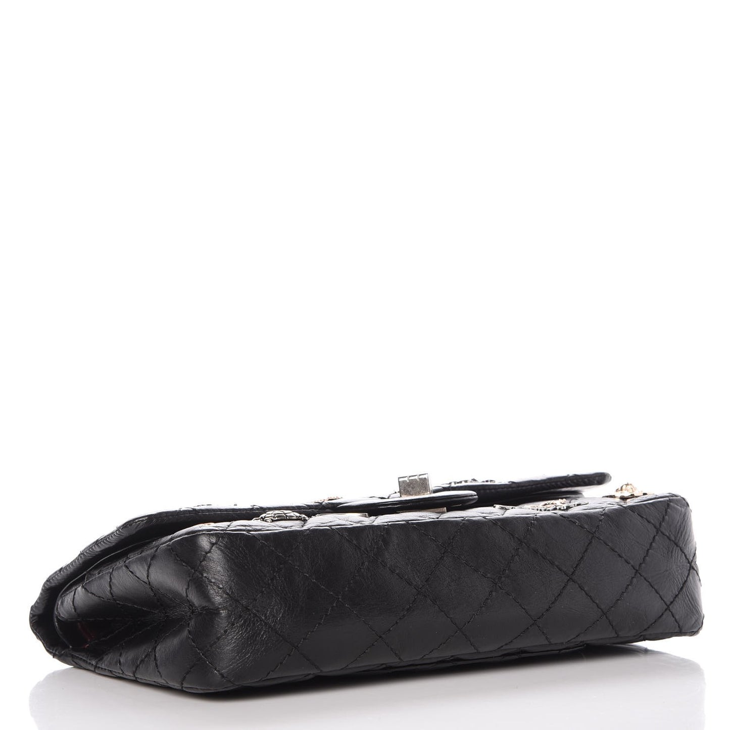 Aged Calfskin Lucky Charms 2.55 Reissue 225 Flap Black