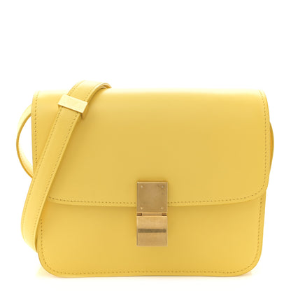 Celine Box Calfskin Teen Classic Box Flap Bag Yellow 1 of 11