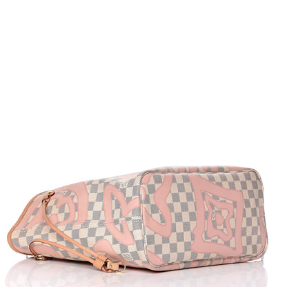 Louis Vuitton Damier Azur Tahitienne Neverfull MM 4 of 10