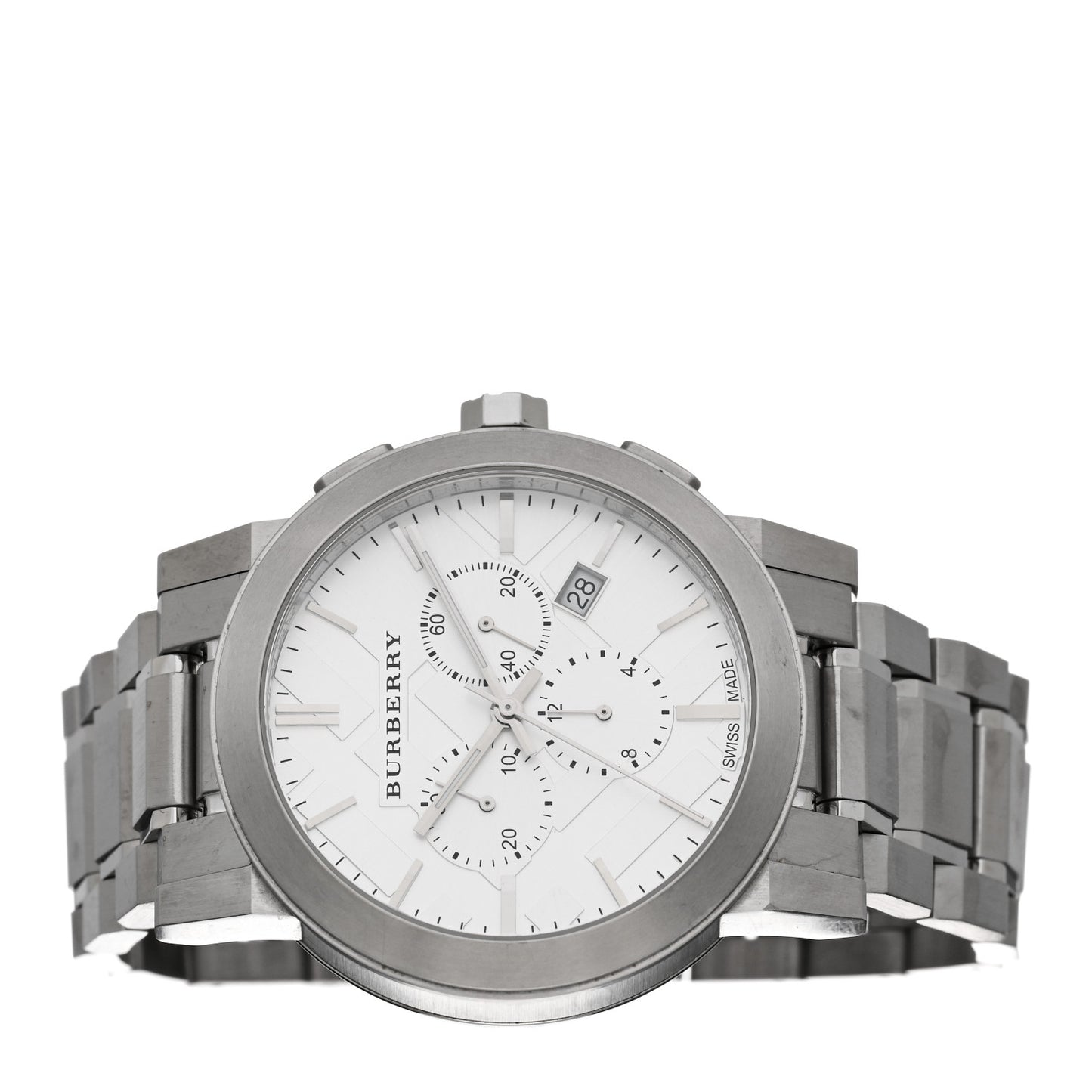 Stainless Steel 42mm Chronograph Quartz Watch BU9350