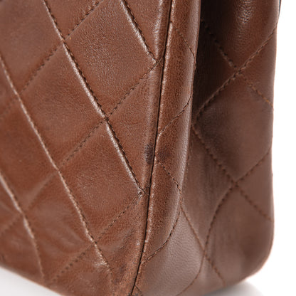Chanel Lambskin Quilted Mini Square Flap Brown 15 of 17