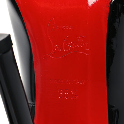 Christian Louboutin Patent Pigalle 120 Pumps 35.5 Black 6 of 8