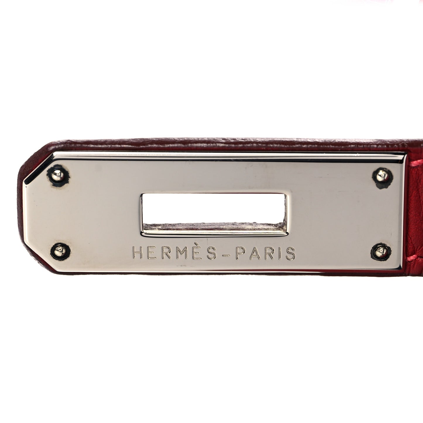 Taurillon Clemence Birkin 30 Rouge Vif