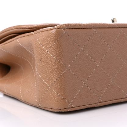 Chanel Caviar Quilted Jumbo Double Flap Beige 7 of 8
