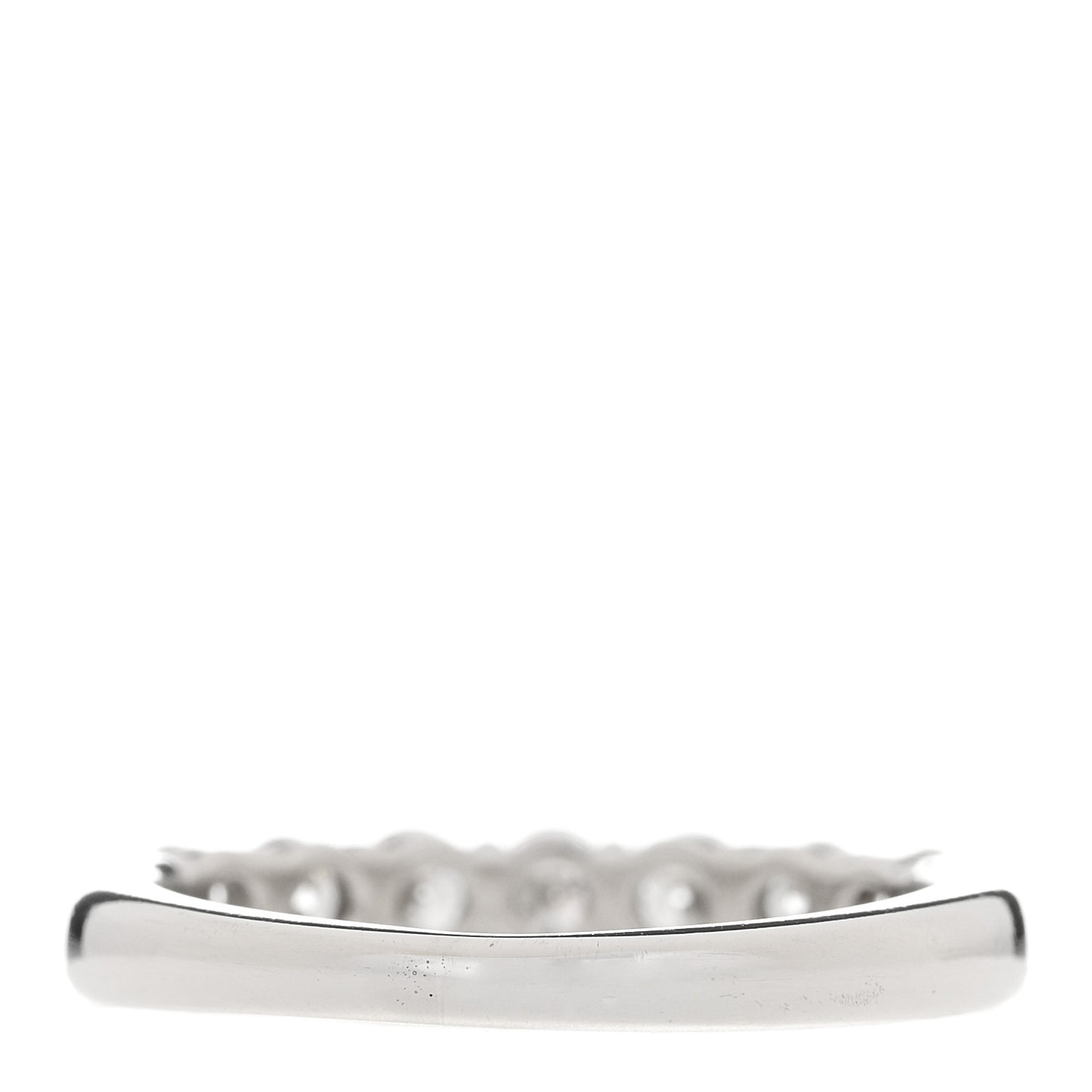 Platinum Diamond 3mm Embrace Half Circle Band Ring 49 5