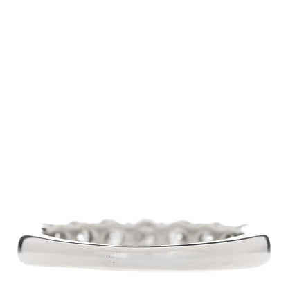 Tiffany Platinum Diamond 3mm Embrace Half Circle Band Ring 49 5 3 of 6