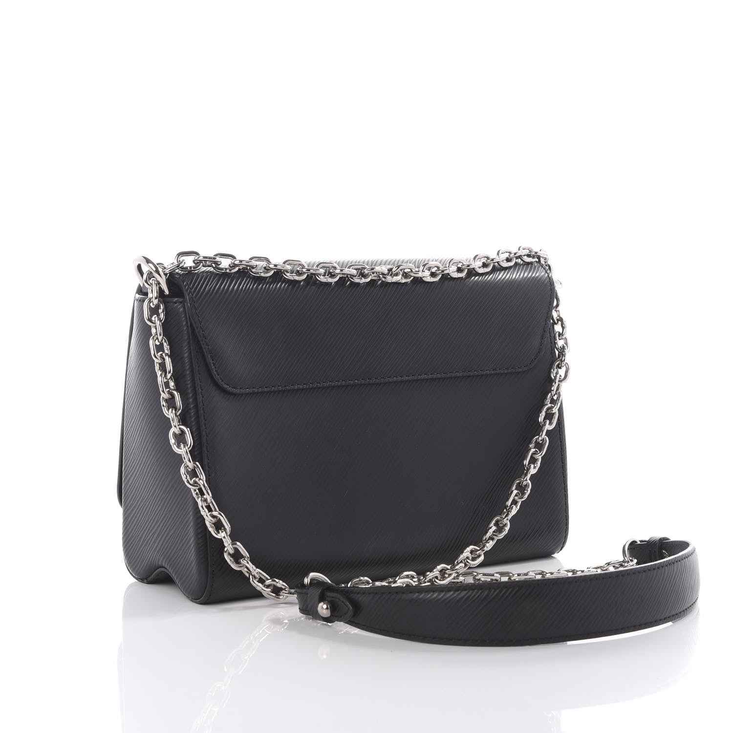 Louis Vuitton Epi Twist Shoulder Bag MM Black 3 of 9