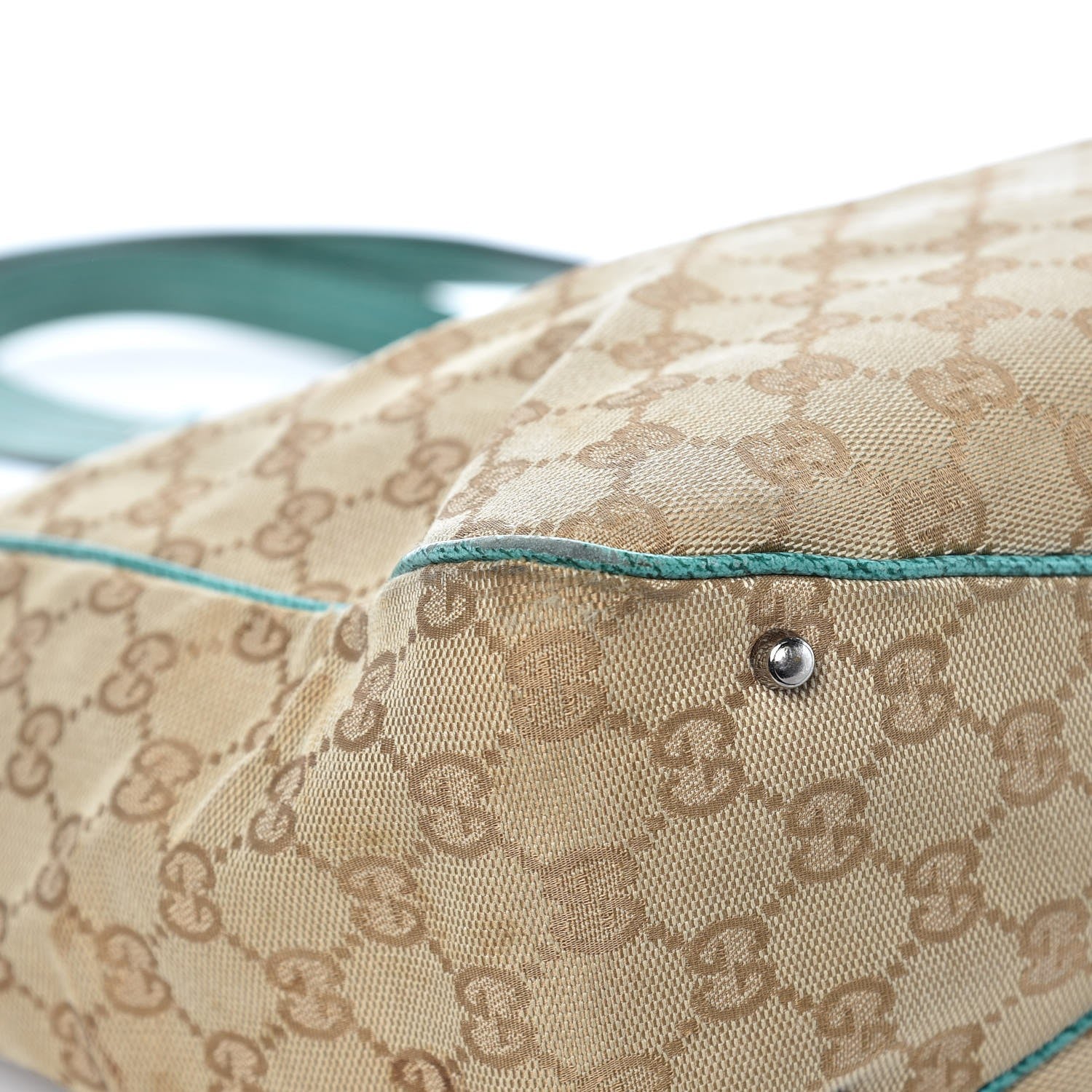 Gucci Monogram Small Tote Turquoise 11 of 19