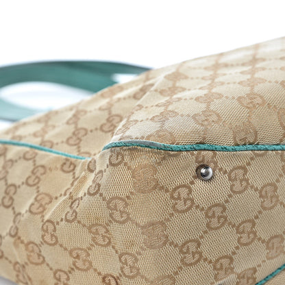 Gucci Monogram Small Tote Turquoise 11 of 19