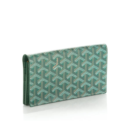 Goyard Goyardine Richelieu Wallet Green 3 of 7
