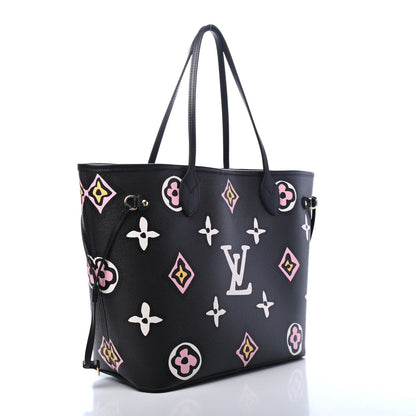 Louis Vuitton Monogram Giant Wild At Heart Neverfull MM Black 2 of 4