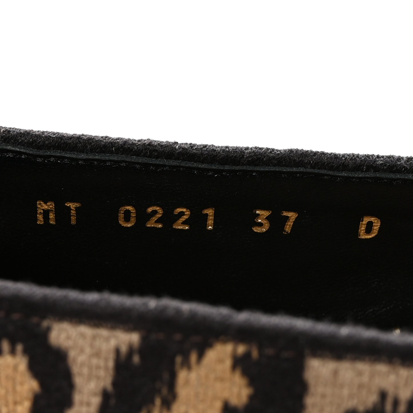 Cotton Embroidered Leopard Print Granville Espadrille 37 Natural