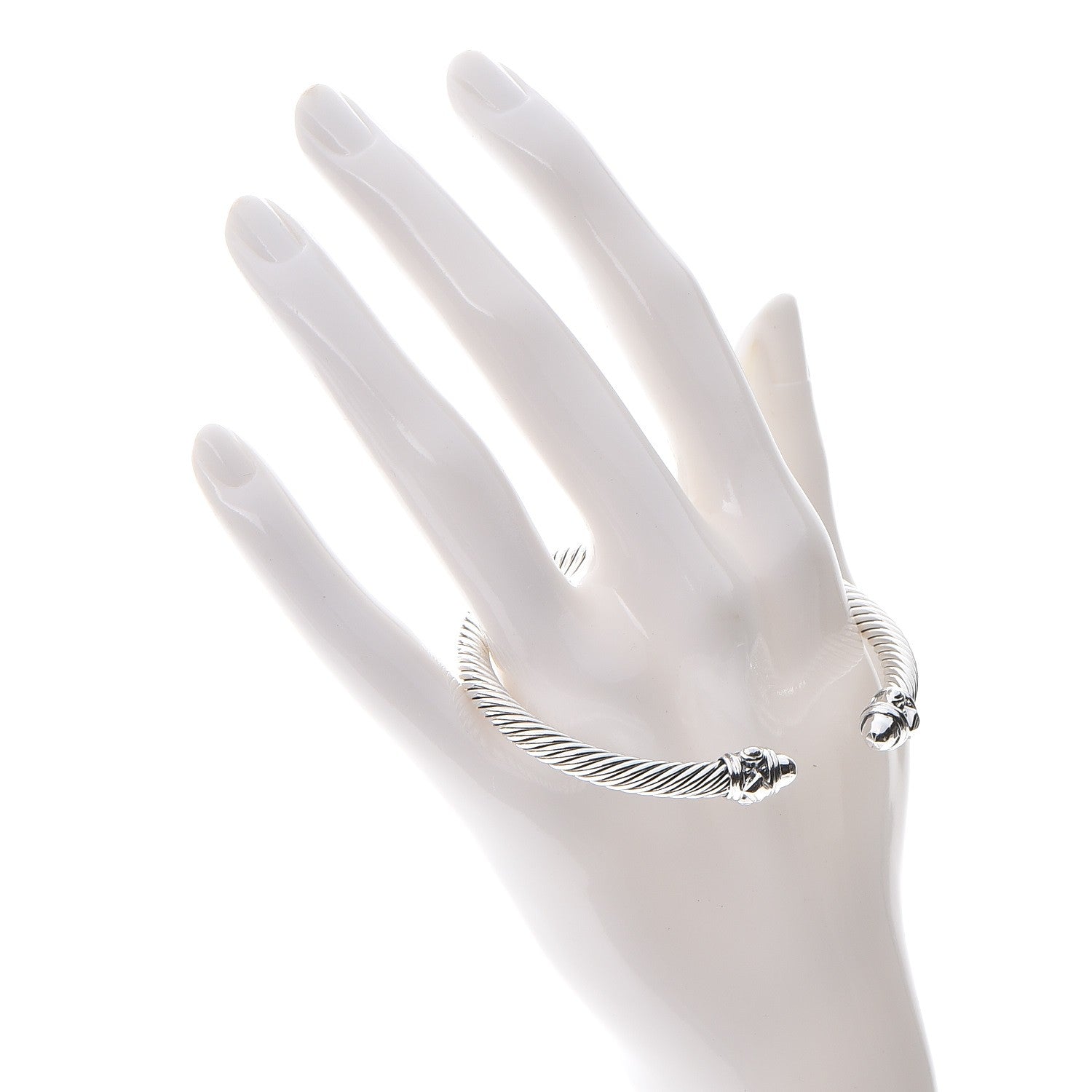 David Yurman Sterling Silver 5mm Renaissance Bracelet 2 of 5