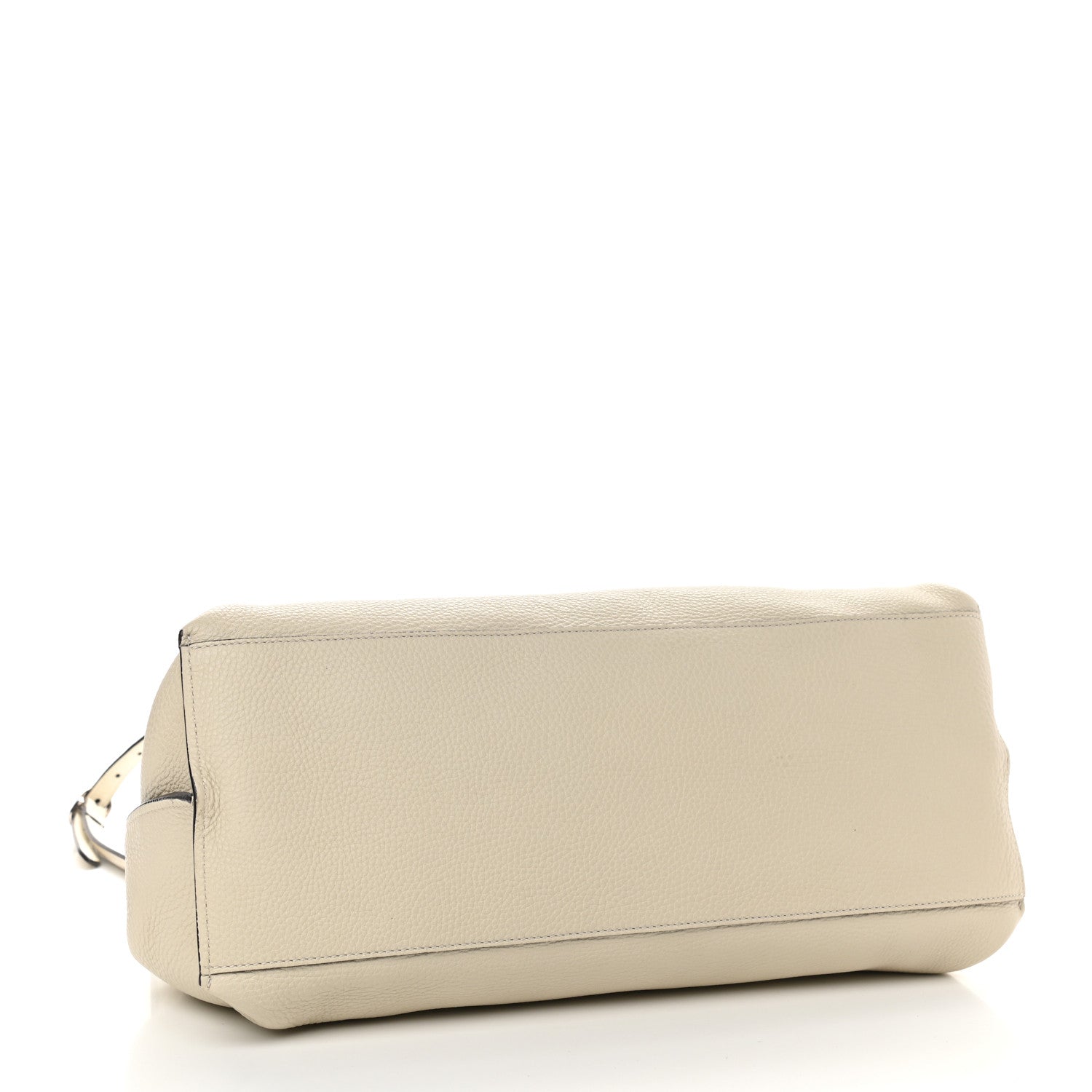 Gucci Cellarius Calfskin Large Bamboo Daily Top Handle Bag Mystic White 4 of 8