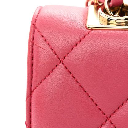 Chanel Lambskin Quilted Medium Trendy CC Flap Pink 14 of 14